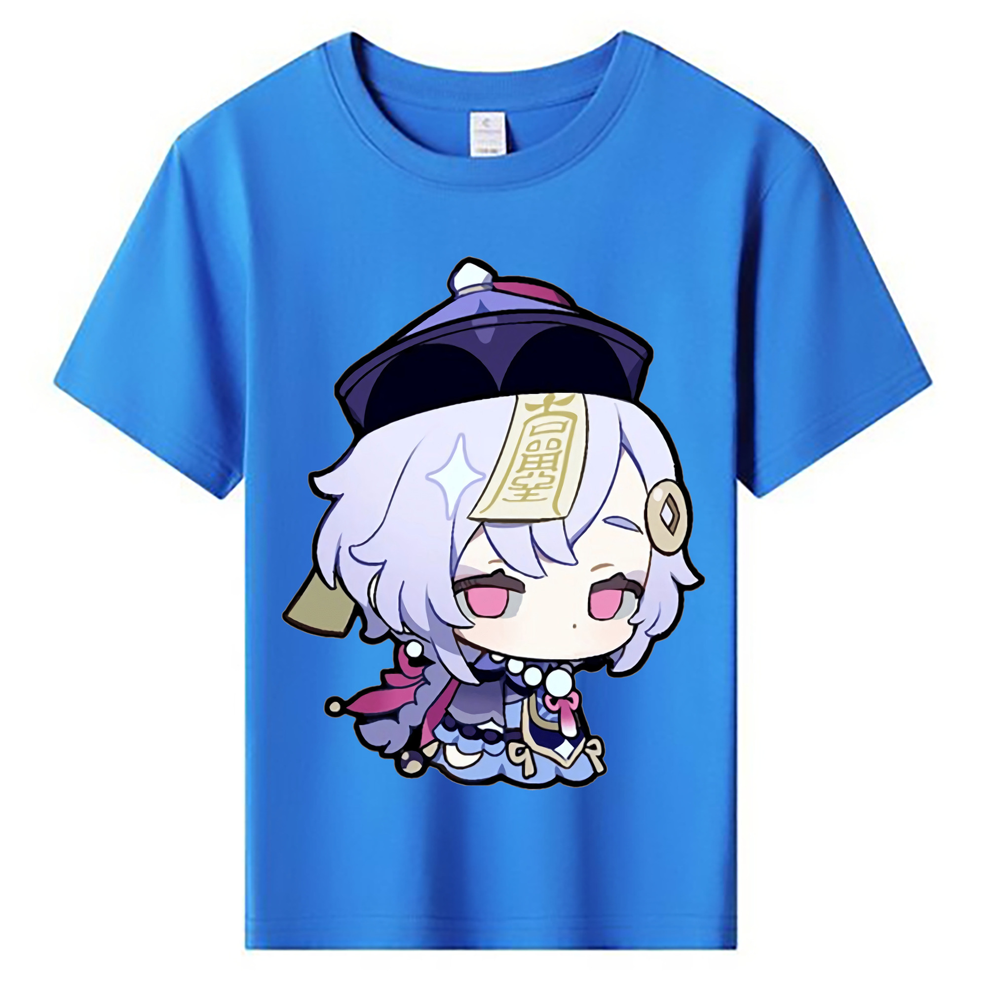 げんし神 七七 なな  genshin Nana 綿100％キッズTシャツ（フロントプリント）